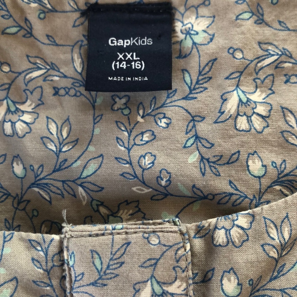 GapKids grey floral dress